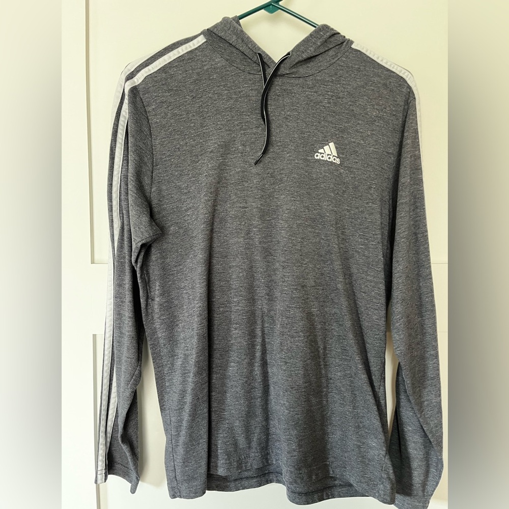 Adidas Hooded Long Sleeve, Men’s M